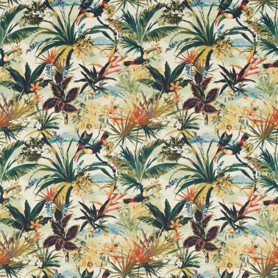 Clarke & Clarke Toucan Fabric in Antique